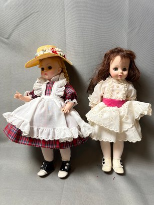 2 Madame Alexander Dolls.
