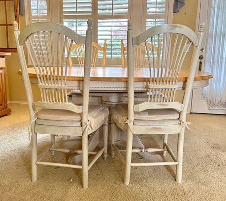 Shabby Chic Dining Room Table With 4 Chairs