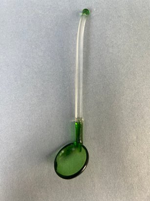 Vintage Depression Glass Mini Ladle.