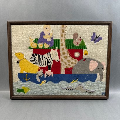 Childrens Needlepoint Picture