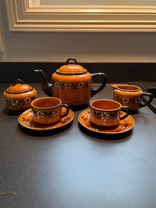 9 Pc Antique Tea Set