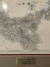 Framed Map - Weekly Dispatch Atlas John Dower, London 1860