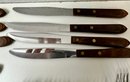 Washington Forge Town & Country Stainless Service Silverware Wood Handle