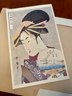 Four Vintage Japanese Geisha Prints