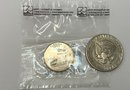 2004 Florida P Or D Quarter Uncirculated & 1973 JFK Fifty Cent Pieces Circulated
