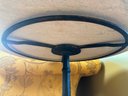 Antique Marble Top Iron Cafe Table