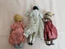 Three Antique Porcelain Dolls