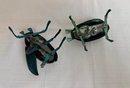 Two Tin Toy Insects