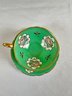 Royal Bayreuth Green Floral Cup And Saucer