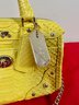 Small Yellow Coach Handbag