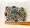 ANTIQUE IROQUOIS NATIVE AMERICAN GLASS BEADED PIN CUSHION