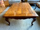 French Carved Wood Coffee Table