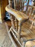 90s Oak Rocking Chair