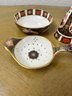 Three Small Pieces Royal Crown Derby Old Imari