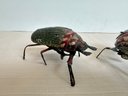 Two Tin Toy Insects