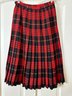 Vintage I. Magnin Pleated Wool Skirt
