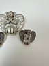 Vintage Carol Felley Angel  Story Teller Pendant Pin/Brooch   Earrings Sterling