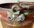Antique Copper Pot With Dragons