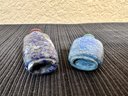 Two Blue Stone Snuff Bottles