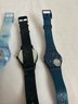Three Vintage Watches Two Swatch
