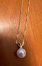 14k Necklace With Pearl