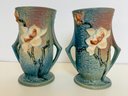Two Roseville Magnolia Vases