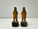 Vintage Carved Native American Figures