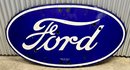 Large Vintage Ford Porcelain Sign Mulholland Sign Co
