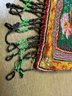 Vintage Beaded Purse With Floral Scene