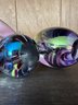 Pair Of Two Art Glass Paperweights