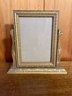 Vintage Mirrored Box & Swivel Picture Frame