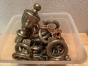 Lot Of Curtain Hardware And Drawer Pulls
