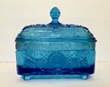 Tiara Honey Blue Lidded Box