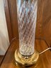 Crystal And Brass Lamp