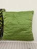 Lot Of Three Green Throw Pillows