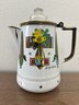 Georges Briard Coffee Pot With Stem And Basket.