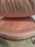 Vintage Pink Side Chair With White Wash