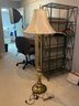 Heavy Brass Floor Lamp