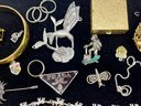 Lot Of Sterling And Costume Jewelry