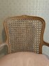 Vintage Pink Side Chair With White Wash