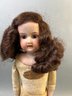 Armand Marseille Real Kid Bisque Head Brown Eyes Real Hair Doll.