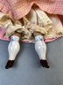 Antique German Doll With China Head, Arms And Legs.