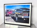 Framed M. Irvine Mustang Print Mach Speed 24x18.