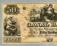 50 Canal Bank New Orleans Obsolete Currency