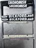 Set Of 5 Bickford Ford License Plate Frames.