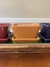 8 Piece Pampered Chef Simple Additions Serving Dishes And Basket