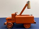 Handmade Vintage Orange Toy Tow Truck