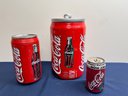 Vintage Coca-Cola Storage Containers, Coke Cookie Jar, Coke Piggy Bank