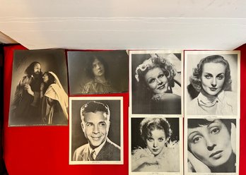 2 Autographed Photos And 17 Photos Of Stars From The 30s, 40s, 50s And 60s