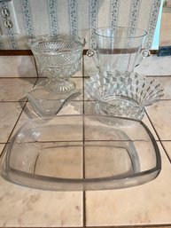 5 Glass Serving Dishes